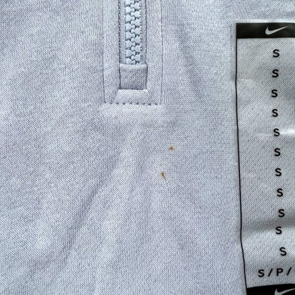 NWT Nike 1/4 Zip Pullover Sweatshirt with Drawstring at Waist Size Small - Picture 13 of 14